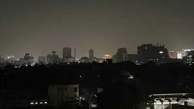 القاهرة لحظة وقوع الزلزال