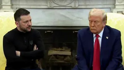 ترامب وزيلينسكي خلال اللقاء