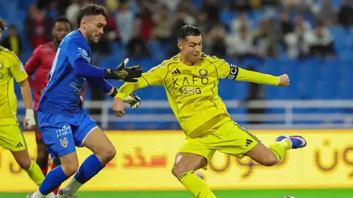 كريستيانو رونالدو في مباراة النصر والخلود