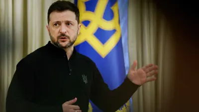 الرئيس الأوكراني فولوديمير زيلينسكي