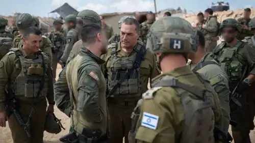 زامير وجنود إسرائيليون في قطاع غزة
