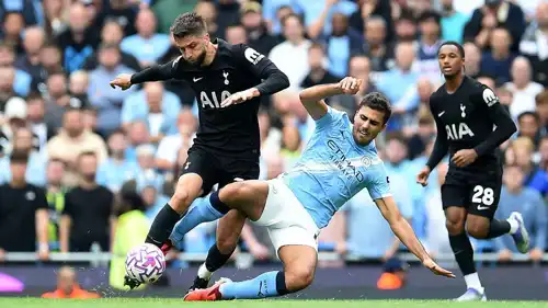 من مباراة مانشستر سيتي وتوتنهام