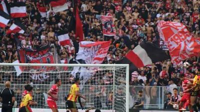 جماهير الإفريقي أبدت غضبها بعد ديربي الترجي