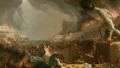 التدمير" 1836 جزء من سلسلة "مسار الإمبراطورية""  