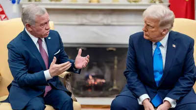 ترامب خلال لقائه ملك الأردن في البيت الأبيض