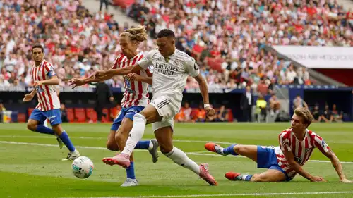 من مباراة ريال مدريد وأتلتيكو مدريد