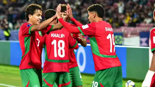 لاعبو المنتخب المغربي للشباب