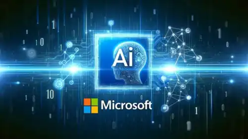 اشارة الذكاء الاصطناعي مع واجهة مايكروسوفت
