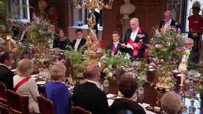 مأدبة رسمية في قلعة ويندسور