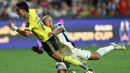 مباراة نصف نهائي السوبر السعودي بين النصر والاتحاد