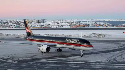 دونالد ترامب جونيور يزور غرينلاند، يناير 2025