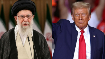 دونالد ترامب وعلي خامنئي