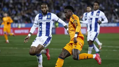 فينيسيوس جونيور في مباراة ريال مدريد وليغانيس