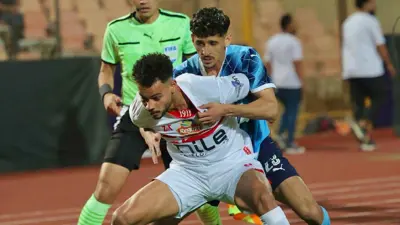 من مباراة الزمالك وبيراميدز