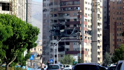 آثار الهجمات الإسرائيلية على طهران