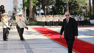 الرئيس الجزائري عبد المجيد تبون