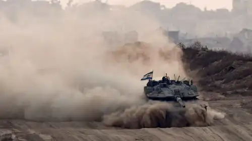 دبابة إسرائيلية في غزة