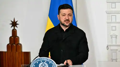 الرئيس الأوكراني فولوديمير زيلينسكي