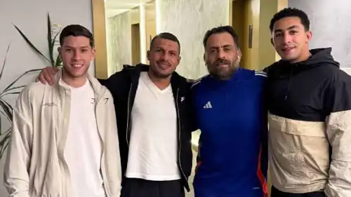 طارق حامد مع جون إدوارد