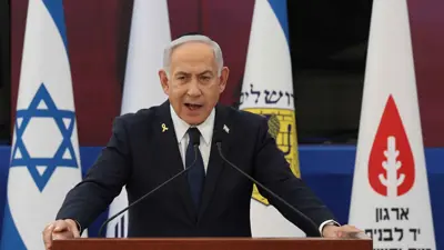 رئيس الوزراء الإسرائيلي بنيامين نتنياهو