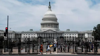 تركيب سياج أمني قبل خطاب نتنياهو أمام الكونغرس 