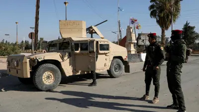 مقاتلو "قسد" في القامشلي