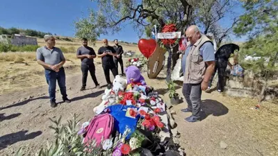 قبر الطفلة نارين