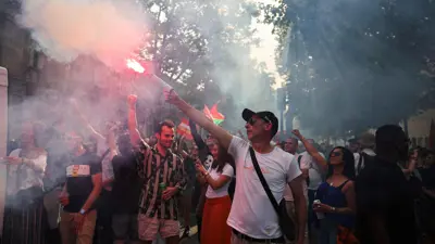 متظاهرون فرنسيون