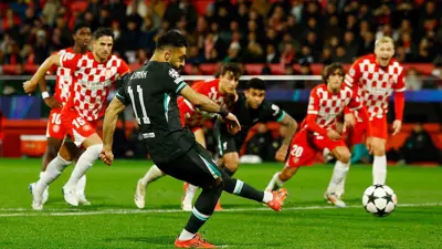 محمد صلاح يسجل في مرمى جيرونا