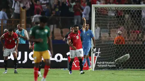 محمد صلاح في مباراة مصر وإثيوبيا