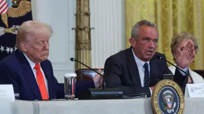 كينيدي يتحدث بحضور ترامب خلال الفعالية