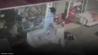 لقطة من المشاجرة