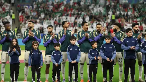 لاعبو المنتخب السعودي