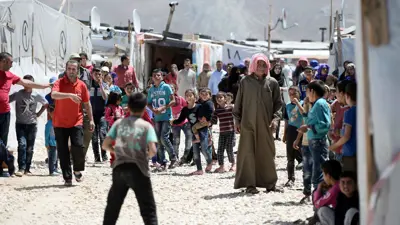 لاجئون سوريون في لبنان