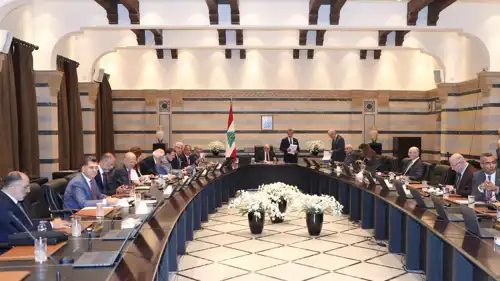 اجتماع سابق للحكومة اللبنانية برئاسة نواف سلام