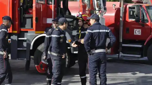 عناصر الوقاية المدنية المغربية