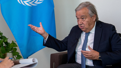الأمين العام للأمم المتحدة أنطونيو غوتيريش