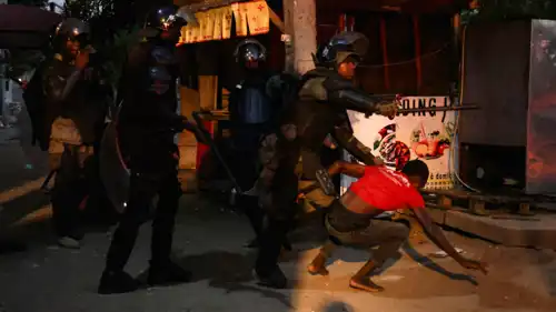 خلال احتجاجات الكاميرون