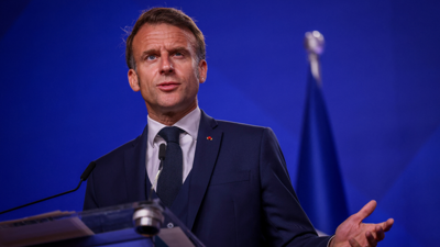 الرئيس الفرنسي إيمانويل ماكرون