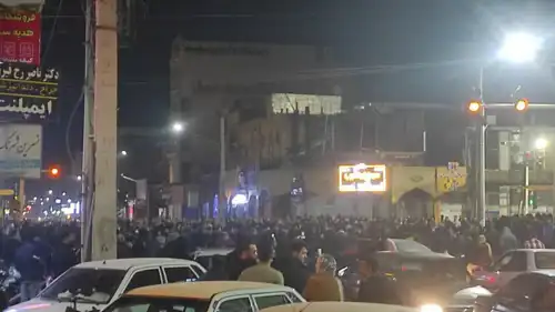 محتجون إيرانيون