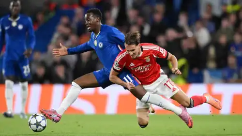 مباراة تشيلسي الإنجليزي وبنفيكا البرتغالي في دوري أبطال أوروبا