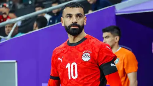 محمد صلاح بقميص منتخب مصر