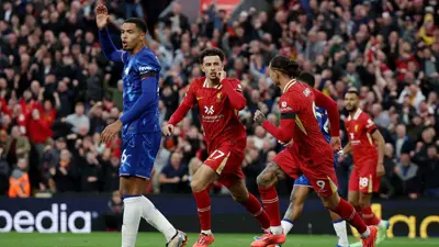 من مباراة ليفربول وتشيلسي