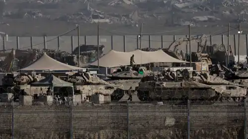 قوات إسرائيلية في محيط غزة