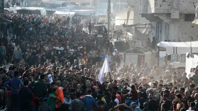 من تظاهرات الغزيين ضد حركة حماس