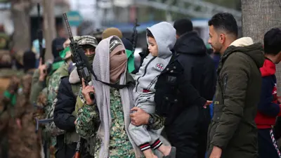 مقاتلون من حركة حماس