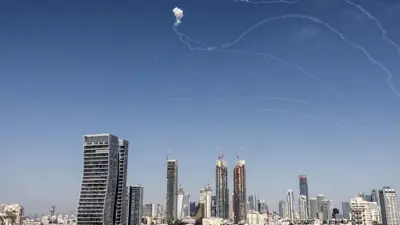 هجوم إيراني سابق على تل أبيب