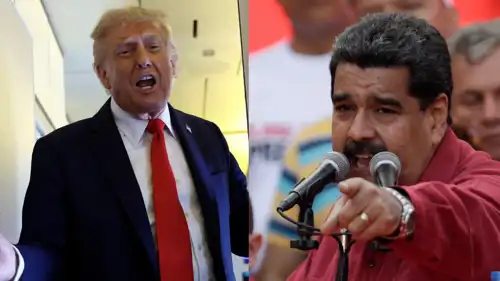 نيكولاس مادورو ودونالد ترامب