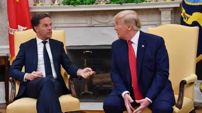 لقاء سابق بين ترامب وروته