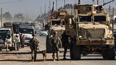 القوات الأمريكية في مناطق قسد